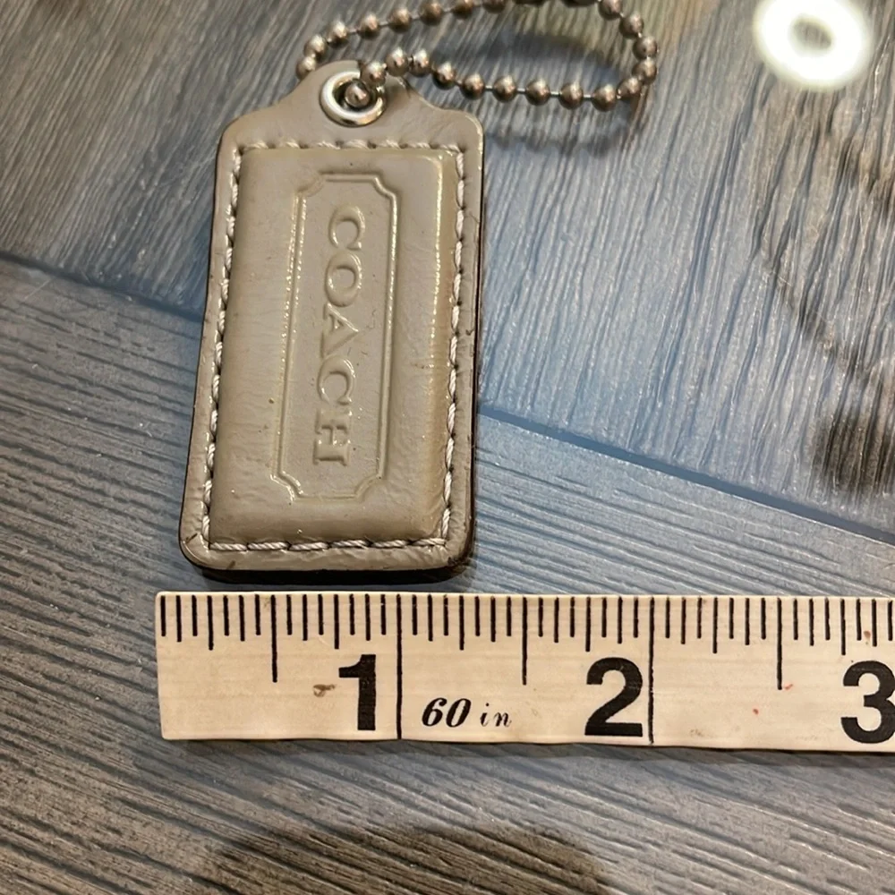 COACH 15142 SIGNATURE PATENT LEATHER TOTE BAG , Hangtag Only Key Chain